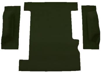 Dark Green 80/20 Cargo Area Carpet | 1973 Chevy Suburban or GMC Suburban | Auto Custom Carpet | 50442