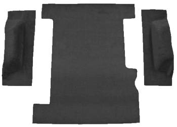 Dark Gray Cutpile Cargo Area Carpet | 1974-80 Chevy Suburban or GMC Suburban | Auto Custom Carpet | 50509