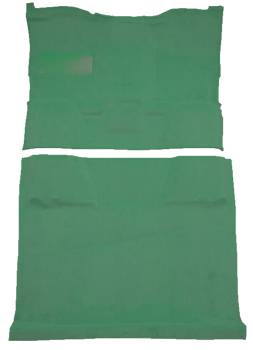 Light Jade Green Cutpile Carpet | 1981-86 Chevy Suburban or GMC Suburban | Auto Custom Carpet | 50608