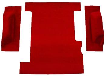 Dark Red Cutpile Cargo Area Carpet | 1981-86 Chevy Suburban or GMC Suburban | Auto Custom Carpet | 50623