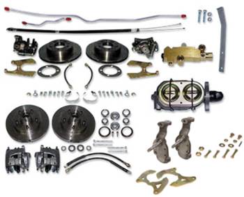 H&H Classic Parts - 4-Wheel Manual Disc Brake Conversion Kit - Image 1