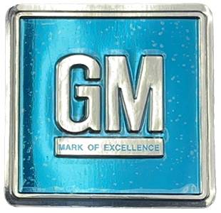 GM Mark of Excellence Metal Emblem | 1967 Camaro | Jim Osborn Reproductions | 41258