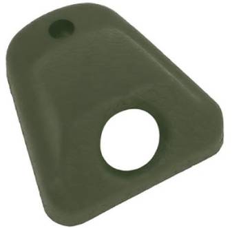 Rear View Mirror Bracket Cover Green | 1969-71 Chevy or GMC Truck | Counterpart Automotive | 50811