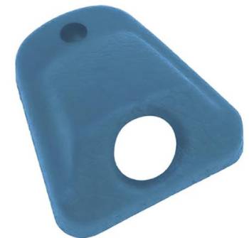 Rear View Mirror Bracket Cover Blue | 1969-71 Chevy or GMC Truck | Counterpart Automotive | 50813