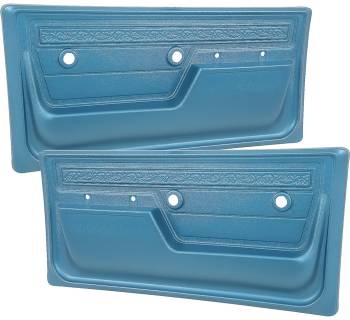 Door Panels Blue | 1972 Chevy or GMC Truck | OER Parts | 50926