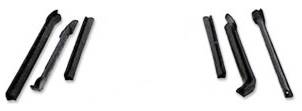 Convertible Top Roofrail Seal Kit | 1966-70 Impala or Caprice | Metro Molded Parts | 10368