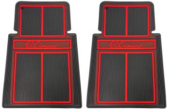 Floor Mats Red | 1964-72 EL Camino | RestoParts | 23439