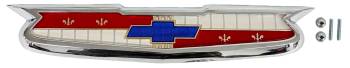 Hood Emblem Assembly (US Made) | 1955 Chevy Fullsize Car | Trim Parts | 195