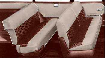 Beige/Copper Seat Cover | 1957 Fullsize Chevy Car | CARS Inc | 3159