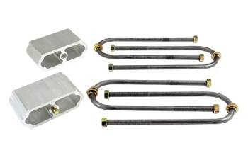 3" Rear Lowering Blocks with U-Bolts | 1955-57 Fullsize Chevy Car | Classic Performance Products | 2218