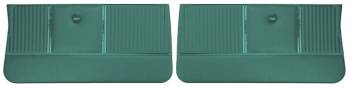 Front Door Panels Aqua | 1964 Malibu or EL Camino | PUI | 21911