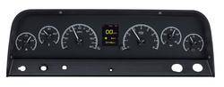 Dakota Digital HDX Gauge Series Black Alloy | 1964-66 Chevy Truck | Dakota Digital | 8433