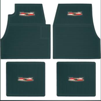 OER Parts - Rubber Floor Mats Green - Image 1