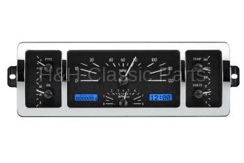 Dakota Digital VHX Gauge System Black Alloy Blue | 1940-46 Chevy Truck | Dakota Digital | 50960