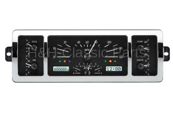 Dakota Digital VHX Gauge System Black Alloy White | 1940-46 Chevy Truck | Dakota Digital | 50962