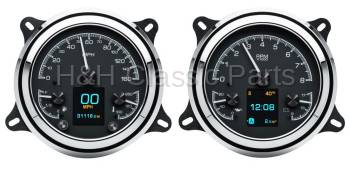 Dakota Digital HDX Gauge Series Black Alloy | 1947-53 Chevy/GMC Truck | Dakota Digital | 50973