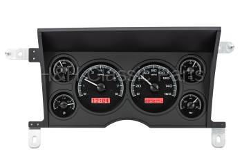 Dakota Digital VHX Gauge System Black Alloy Red| 1986-93 Chevy S10 or GMC S15Truck | Dakota Digital | 50989