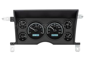 Dakota Digital VHX Gauge System Black Alloy White | 1986-93 Chevy S10 or GMC S15Truck | Dakota Digital | 50990
