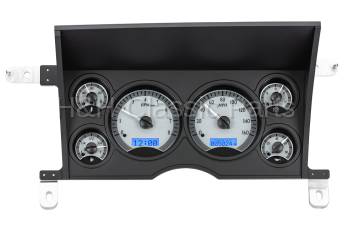 Dakota Digital VHX Gauge System Silver Alloy Blue | 1986-93 Chevy S10 or GMC S15Truck | Dakota Digital | 50991