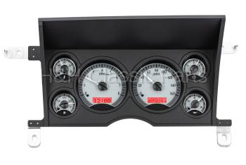 Dakota Digital VHX Gauge System Silver Alloy Red | 1986-93 Chevy S10 or GMC S15Truck | Dakota Digital | 50992