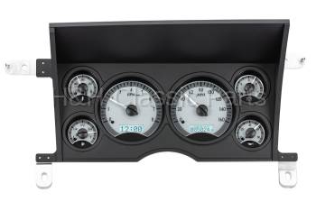 Dakota Digital VHX Gauge System Silver Alloy Red | 1986-93 Chevy S10 or GMC S15Truck | Dakota Digital | 50993