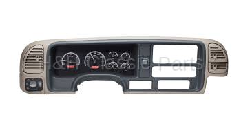 Dakota Digital VHX Gauge System Black Alloy Red | 1995-98 Chevy/GMC Truck | Dakota Digital | 51006