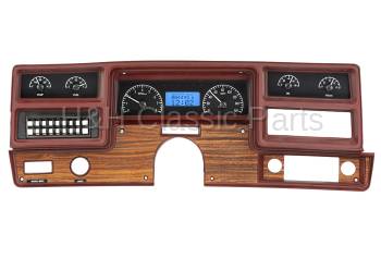 Dakota Digital VHX Gauge System Black Alloy Red | 1973-77 Malibu | Dakota Digital | 60007