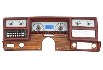Dakota Digital - Dakota Digital VHX Gauge System Silver Alloy White - Image 1