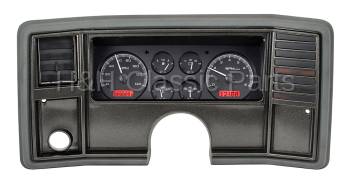Dakota Digital - Dakota Digital VHX Gauge System Black Alloy Red - Image 1