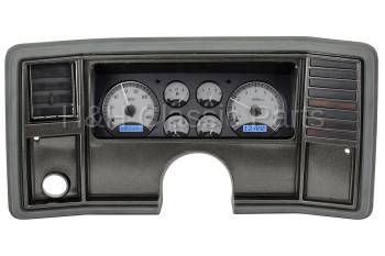 Dakota Digital - Dakota Digital VHX Gauge System Silver Alloy Blue - Image 1