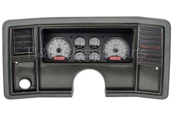 Dakota Digital - Dakota Digital VHX Gauge System Silver Alloy Red - Image 1