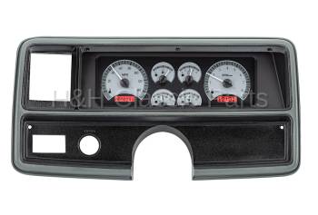 Dakota Digital - Dakota Digital VHX Gauge System Silver Alloy White - Image 1