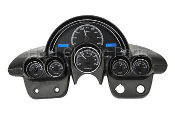 Dakota Digital - Dakota Digital VHX Gauge System Black Alloy Blue - Image 1