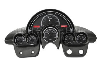 Dakota Digital - Dakota Digital VHX Gauge System Black Alloy Red - Image 1