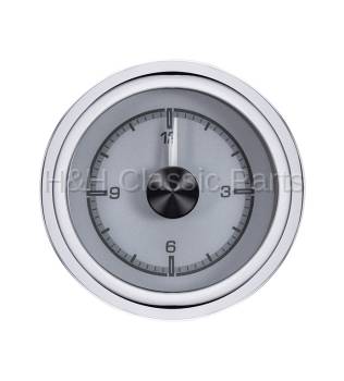 Dakota Digital HDX Series Clock Silver Alloy | 1958-62 Corvette | Dakota Digital | 70019