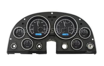 Dakota Digital VHX Gauge System Black Alloy Blue | 1963-67 Corvette | Dakota Digital | 70023