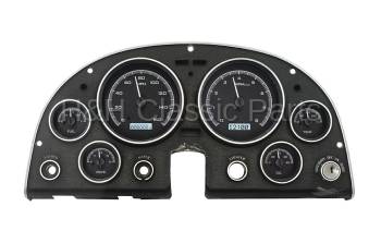 Dakota Digital VHX Gauge System Black Alloy White | 1963-67 Corvette | Dakota Digital | 70025