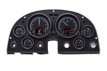 Dakota Digital HDX Gauge Series Black Alloy | 1963-67 Corvette | Dakota Digital | 70035