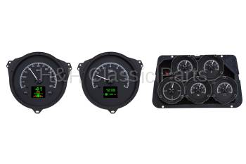 Dakota Digital HDX Gauge Series Black Alloy | 1968-77 Corvette | Dakota Digital | 70048