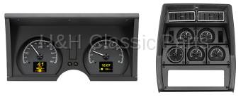 Dakota Digital HDX Gauge Series Black Alloy | 1978-82 Corvette | Dakota Digital | 70058