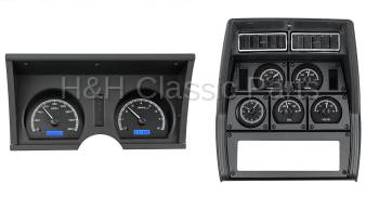 Dakota Digital VHX Gauge System Black Alloy Blue | 1978-82 Corvette | Dakota Digital | 70052