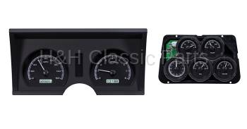 Dakota Digital VHX Gauge System Black Alloy White | 1978-82 Corvette | Dakota Digital | 70054