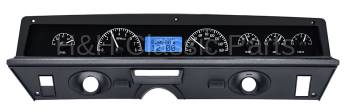 Dakota Digital VHX Gauge System Black Alloy Blue | 1971-76 Impala or Caprice | Dakota Digital | 16782