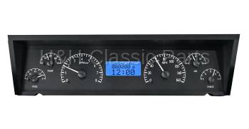 Dakota Digital VHX Gauge System Black Alloy Blue | 1977-90 Impala or Caprice | Dakota Digital | 16792