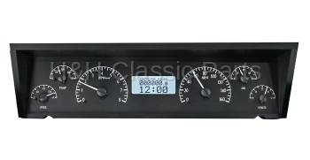 Dakota Digital VHX Gauge System Black Alloy White | 1977-90 Impala or Caprice | Dakota Digital | 16794