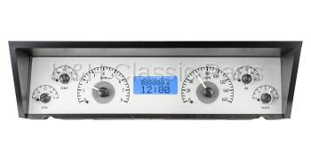 Dakota Digital VHX Gauge System Silver Alloy Blue | 1977-90 Impala or Caprice | Dakota Digital | 16795