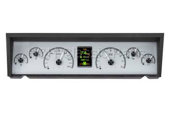 Dakota Digital HDX Gauge Series Silver Alloy | 1977-90 Fullsize Chevy Car | Dakota Digital | 16799