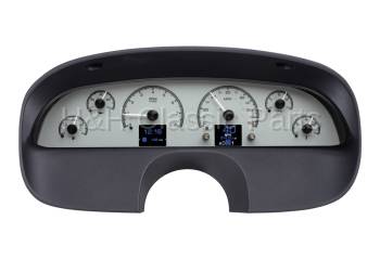 Dakota Digital HDX Gauge Series Silver Alloy | 1994-96 Fullsize Chevy Car | Dakota Digital | 16811