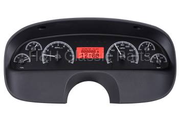 Dakota Digital VHX Gauge System Black Alloy Red | 1994-96 Impala SS or Caprice | Dakota Digital | 16805
