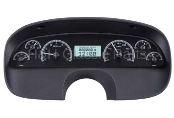 Dakota Digital VHX Gauge System Black Alloy White | 1994-96 Impala SS or Caprice | Dakota Digital | 16806